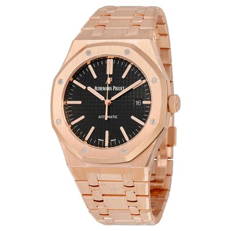 audemars piguet rose gold black face